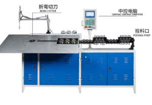 2D Wire Bending Machine Main Blue View